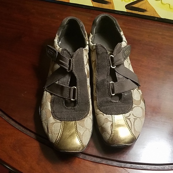 Coach brown sneaker - Picture 1 of 4